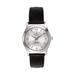 Women's Bulova Silver Tulsa Community College Leather Watch