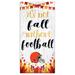 Cleveland Browns 6'' x 12'' Not Fall Without Football Sign