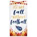 Tennessee Titans 6'' x 12'' Not Fall Without Football Sign