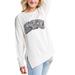 Women's Gameday Couture Cream Georgia Southern Eagles Legacy Side Split Pullover Top