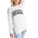 Women's Gameday Couture Cream Gonzaga Bulldogs Legacy Side Split Pullover Top