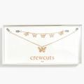 J. Crew Accessories | J. Crew Necklace Bracelet Set Butterflies Gift Box | Color: Gold | Size: Osg