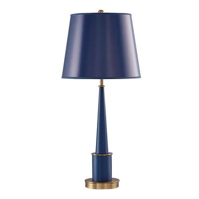 Didi Table Lamp - Navy With Brass - Ballard Designs