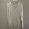 American Eagle Outfitters Tops | American Eagle White Top | Color: White | Size: L