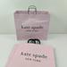Kate Spade Office | 10 Kate Spade New York Outlet Shopping Paper Gift Bags Pink 17 X 16 X 6 Large | Color: Pink | Size: Os