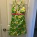 Lilly Pulitzer Dresses | Lily Pulitzer Halter Neck Shift Dress | Color: Green/Yellow | Size: 4