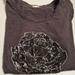 J. Crew Tops | J.Crew Black T-Shirt With Flower Sequin Design Size S Great Condition | Color: Black | Size: S