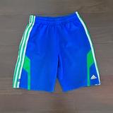 Adidas Bottoms | Boy's Blue And Green Mesh Adidas Sports Shorts Pants Size Small | Color: Blue/Green | Size: Sb