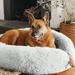 Best Friends by Sheri The Original Calming Donut Cat & Dog Bed Polyester in Pink/White | 9.3 H x 45 W x 36 D in | Wayfair 70595