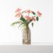 DarbyCreekTrading Poinsettia & Eucalyptus Centerpiece in Vase | 17 H x 12 W in | Wayfair FAR1240