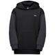 Kapuzenpullover JACK WOLFSKIN "SPIRIT HOODY Y" Gr. 164, schwarz (black) Kinder Pullover Kinder-Outdoorbekleidung