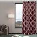 Frifoho Polyester Curtain 108.0 H x 84.0 W in red/whitePolyester in Burgundy | 84" W X 108" H | Wayfair 04CQP6260Z7DEPN6H4