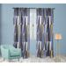 Frifoho Animal Print Blackout Thermal Rod Pocket Curtain Panels Polyester in Green/Blue/Yellow | 108 H x 52 W in | Wayfair 06MN6260D37PV0GB2