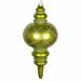 The Holiday Aisle® 13" Candy Glitter Net Finial Ornament Plastic in Green | 5 H x 5 W x 0.316 D in | Wayfair 5772329D2C0848B9A83E3F6AE51DCA58