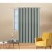 Eider & Ivory™ Macia Microfiber Solid Max Blackout Thermal Grommet Curtain Panels Microfiber in Green/Blue | 96 H x 100 W in | Wayfair