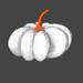 August Grove® White Pumpkin Canvas | 12 H x 12 W x 1.25 D in | Wayfair 2768D8B972E44024834BD44F486688E9