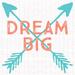 Trinx Dream Big 9 Canvas | 30 H x 30 W x 1.25 D in | Wayfair B6E7A51596714E7985258D276AF6F902