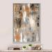 17 Stories Meets Grey Abstract Art Meets Grey Abstract Art - on Canvas in Brown | 32 H x 16 W x 1 D in | Wayfair 02AFD17301344927B4E382A73AE72F55