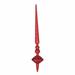 The Holiday Aisle® 12" Cupola Finial Ornament Plastic in Red | 12 H x 3 W x 3 D in | Wayfair 645B0A48B21243EDA94919C8CAA892C9