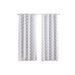 Winston Porter Ferdy Geometric Blackout Thermal Grommet Curtain Panels Polyester in Gray/White | 52 W in | Wayfair 4DA1B644CD5549E99EF45C6D3BD9E0C6