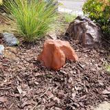 Backyard X-Scapes Artificial Rock For Landscaping Fake Rock Cover Fiberglass Boulder Covers Bronze in Brown | 9 H x 13 W x 16 D in | Wayfair
