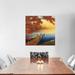Loon Peak® Autumn Glow III Painting Print on Wrapped Canvas in Orange/Red/White | 12 H x 12 W x 0.75 D in | Wayfair LOON7065 32652456