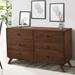 Corrigan Studio® Tomko Wooden 6 Drawer Double Dresser Wood in Brown | 30 H x 51 W x 18 D in | Wayfair 39D6A222AB194732AC527AF49AED6A27