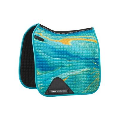 Weatherbeeta Prime Marble Dressage Pad - Blue/Orange Swirl - Smartpak