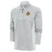 Men's Antigua Heather Gray Minnesota Duluth Bulldogs Course Quarter-Zip Pullover Top