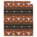 Texas Longhorns 60'' x 70'' Holiday Gift Wrap Sherpa Flannel Fleece Blanket