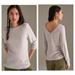Anthropologie Tops | Anthropologie | Saturday Sunday Rhea Boat Neck Top Light Gray Grey Fuzzy I Small | Color: Gray | Size: S