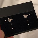 Disney Jewelry | Disney’s Minnie Mouse Sterling Silver Earrings | Color: Silver | Size: Os