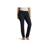 Plus Size Women's Regular Fit Flex Motion Straight Leg Jean by Lee in Niagara (Size 28 W)