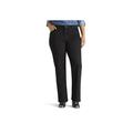 Plus Size Women's Relaxed Fit Instantly Slims Straight Leg Jean by Lee in Black (Size 20 T)