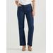 Plus Size Women's Regular Fit Flex Motion Trouser Pant by Lee in Indigo Rinse (Size 26 WP)