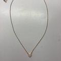 Kate Spade Jewelry | Kate Spade New Rose Gold Pave Heart Necklace | Color: Gold/Silver | Size: 16-1/2" X 3/8"