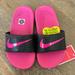 Nike Shoes | Nike Youth Kawa Slides | Color: Black/Pink | Size: Various