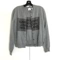 Burberry Sweaters | Burberry London Knit Cardigan And Knit Short Sleeves Tee Set. | Color: Gray | Size: M
