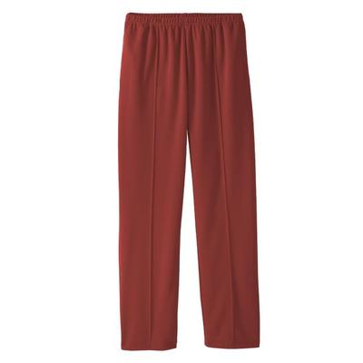 Haband Womens Deluxe Knit Pants, Rust, Size 8 Misses Average, A