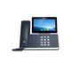 Yealink SIP-T58W Elite IP Power Over Ethernet Smart Business-Telefon mit optimaler HD-Voice-Technologie und 7 Zoll verstellbarem Touchscreen LCD-Display (1024 x 600 Pixel) - Schwarz