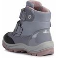 Geox Baby Girls Flanfil Girl Abx Ankle Boots, Grey Pink, 3.5 UK Child