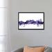 East Urban Home 'Calgary, Canada Skyline' by Michael Tompsett Graphic Art Print on Wrapped Canvas Metal in Indigo | 18 H x 26 W x 1.5 D in | Wayfair