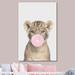 IDEA4WALL kids Canvas Print Wall Art Child Bedroom Bubblegum Jungle Lion Cub Animals Wildlife Photography Modern Art Rustic Portrait Relax/Calm Wilder Canvas | Wayfair