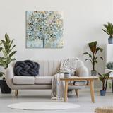Stupell Industries Abstract Speckled Tree Leaves Nature Painting Glam Detail Oversized Stretched Canvas Wall Art By Susan Jill am-945_cn_24x24 Canvas | Wayfair