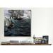 Vault W Artwork 'The Battle of The USS Kearsarge & CSS Alabama' by Edouard Manet Painting Print on Wrapped Canvas in Black/Gray/White | Wayfair