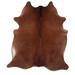 Brown 84 x 72 W in Area Rug - Foundry Select Neoskizzle NATURAL HAIR ON Cowhide Rug Cowhide, Leather | 84 H x 72 W in | Wayfair
