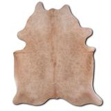 White 84 x 72 W in Area Rug - Foundry Select Callent NATURAL HAIR ON Cowhide Rug BEIGE Cowhide, Leather | 84 H x 72 W in | Wayfair