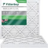 Filterbuy 20x20x1 Air Filter MERV 8, Pleated HVAC AC Furnace Filters Replacement in Gray | 20 H x 20 W x 1 D in | Wayfair AFB20x20x1M8pk3