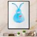 August Grove® Cute Funny Rabbit Bunny II - Print on Canvas in Blue/Green | 12 H x 8 W x 1 D in | Wayfair 25F78584FF8D41999979BD2B4EB4CBB2