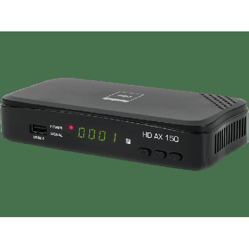 OPTICUM RED HD AX 150 Receiver (HDTV, DVB-S, DVB-S2, Schwarz)